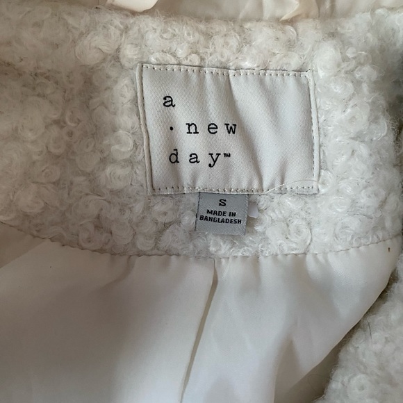 Target White Sherpa Coat - Picture 4 of 7